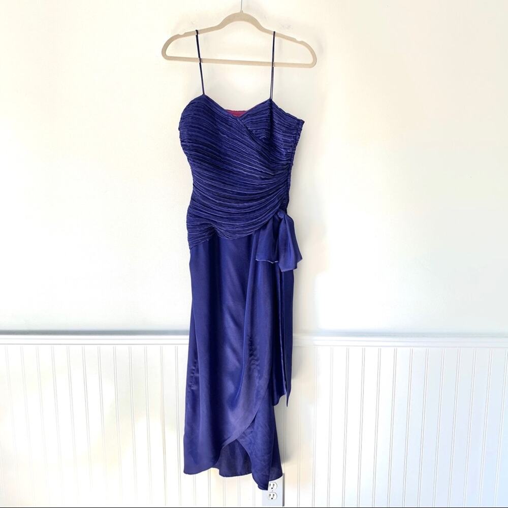 Vintage Morton Myles For The Warrens Purple Dress